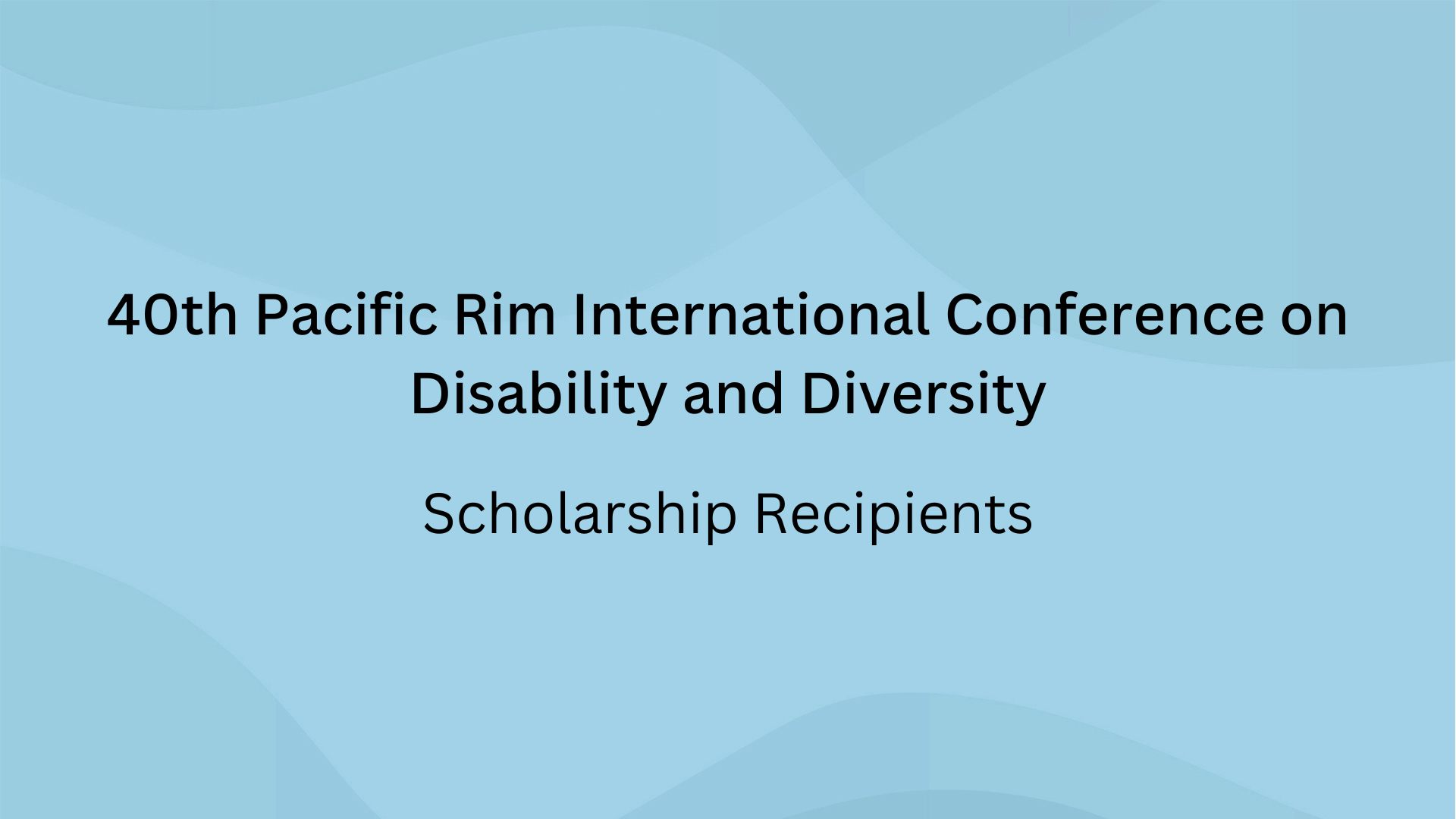 Read more about the article Meet the Recipients of the Pac Rim Scholarship